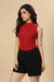 Highneck Tank (Bold Red)