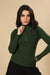 Bamboo Quarter Zip Top (Pine Green)