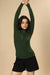 Bamboo Quarter Zip Top (Pine Green)