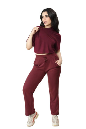 Bamboo Boxy Tee (Bold Red)