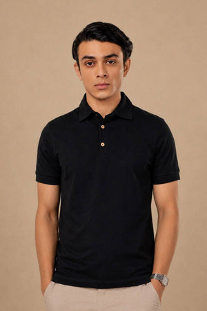 Sorona™ Polo (Carbon Black)
