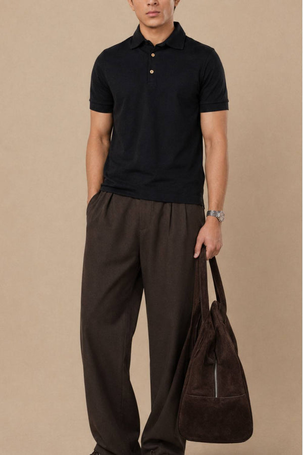 Sorona™ Polo (Carbon Black)