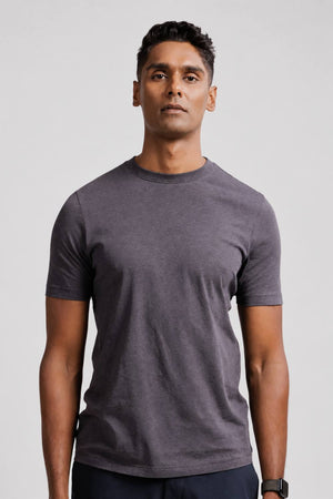 Carbon Lightweight T-Shirt – Organic Cotton (Charcoal Melange)