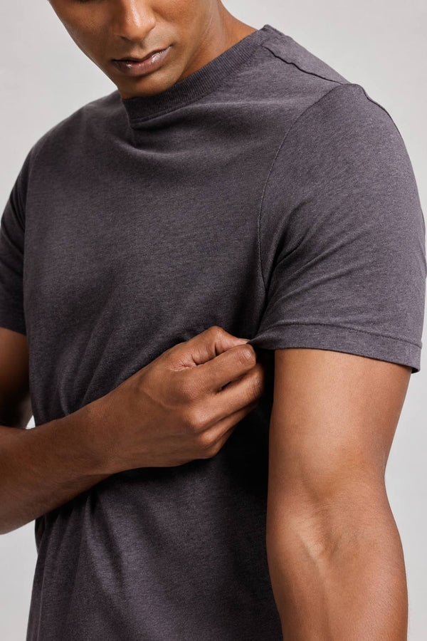 Carbon Lightweight T-Shirt – Organic Cotton (Charcoal Melange)