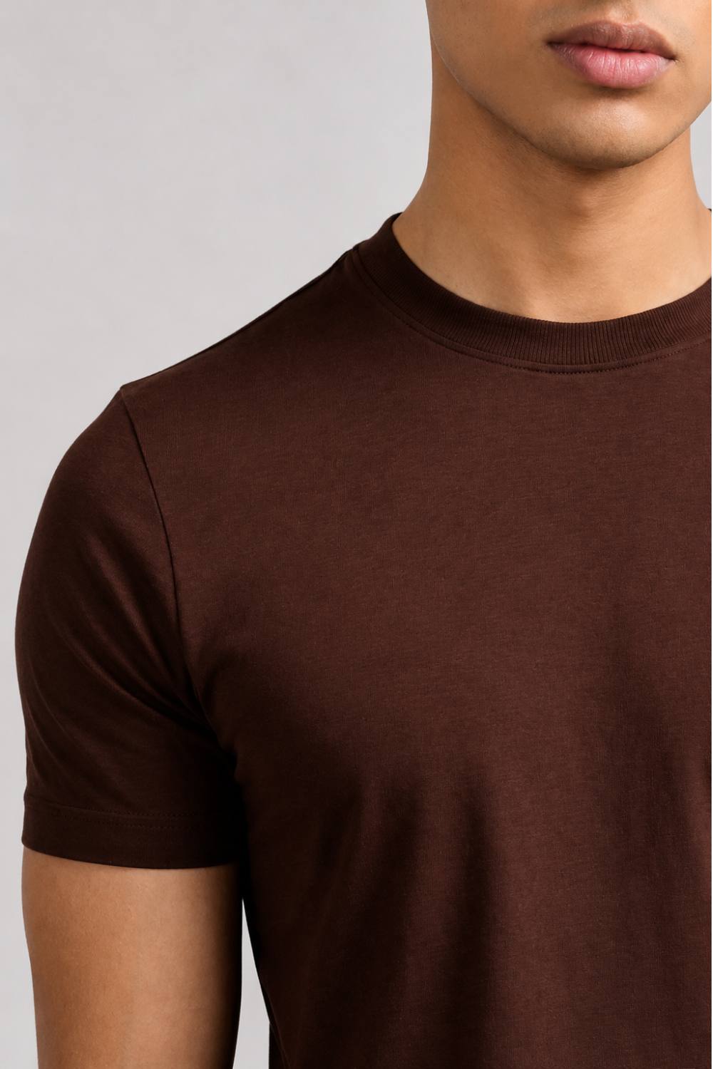 Carbon Lightweight T-Shirt – Organic Cotton (Chicory Coffee)