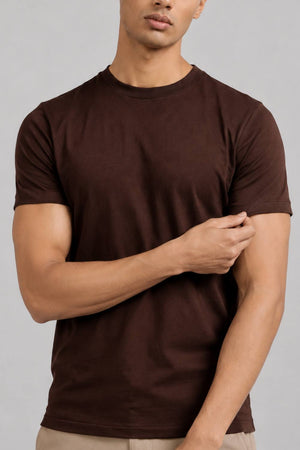 Carbon Lightweight T-Shirt – Organic Cotton (Chicory Coffee)