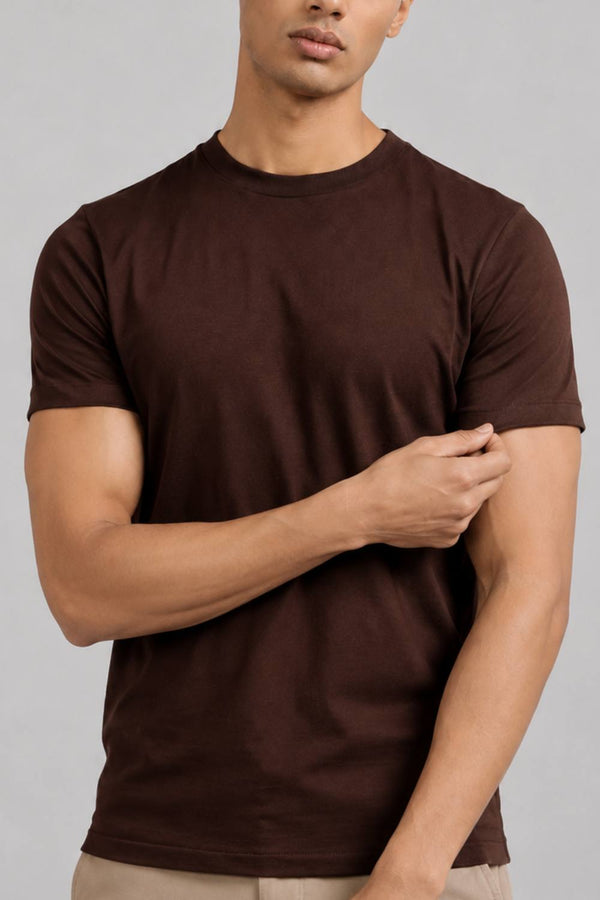 Carbon Lightweight T-Shirt – Organic Cotton (Chicory Coffee)