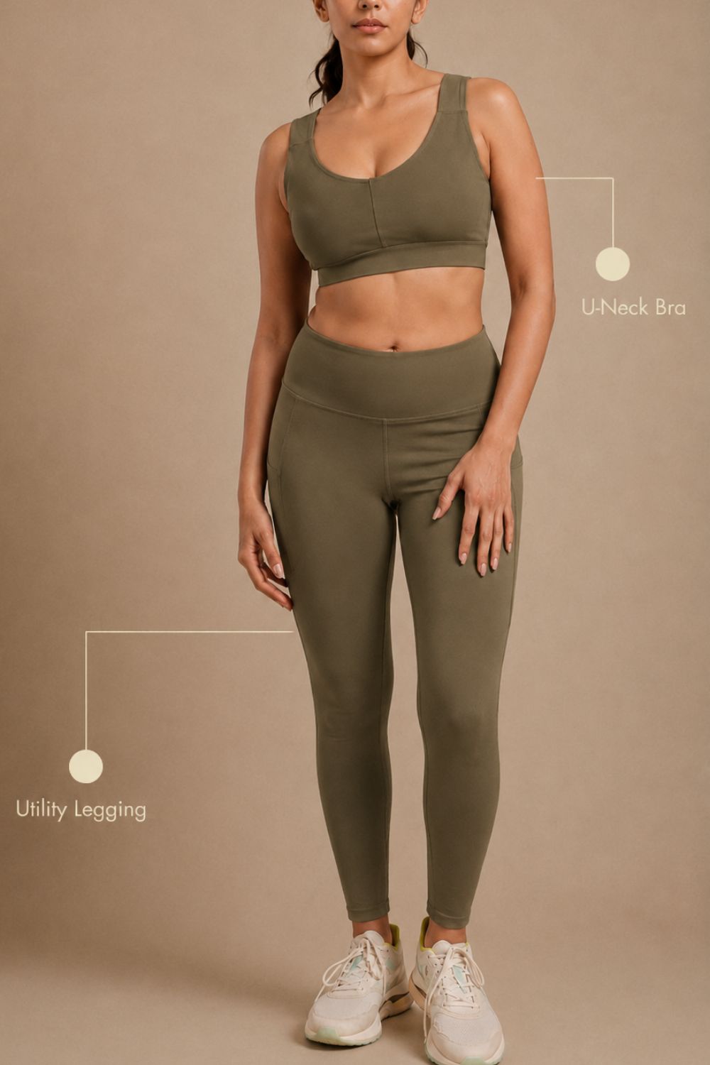 Recycled Polyester Set (Sage Green)