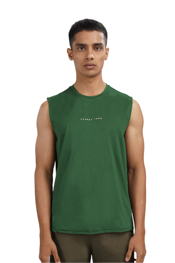 Men’s Bio Sports Tank – EcoCiclo™ Biodegradable Polyester (Pine Green)