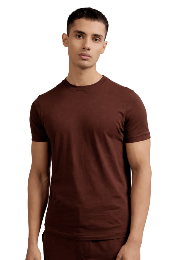 Carbon Lightweight T-Shirt – Organic Cotton (Chicory Coffee)