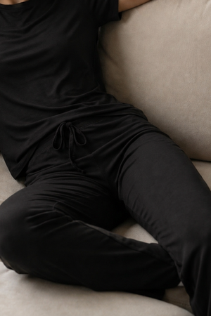 Bamboo Lounge Pant (Carbon Black)