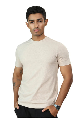Carbon Heavyweight T-Shirt – Sorona™ (Oat Melange)
