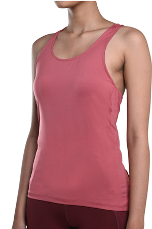 Bio Active Tank – EcoCiclo™ Biodegradable Polyester (Mauve Wood)