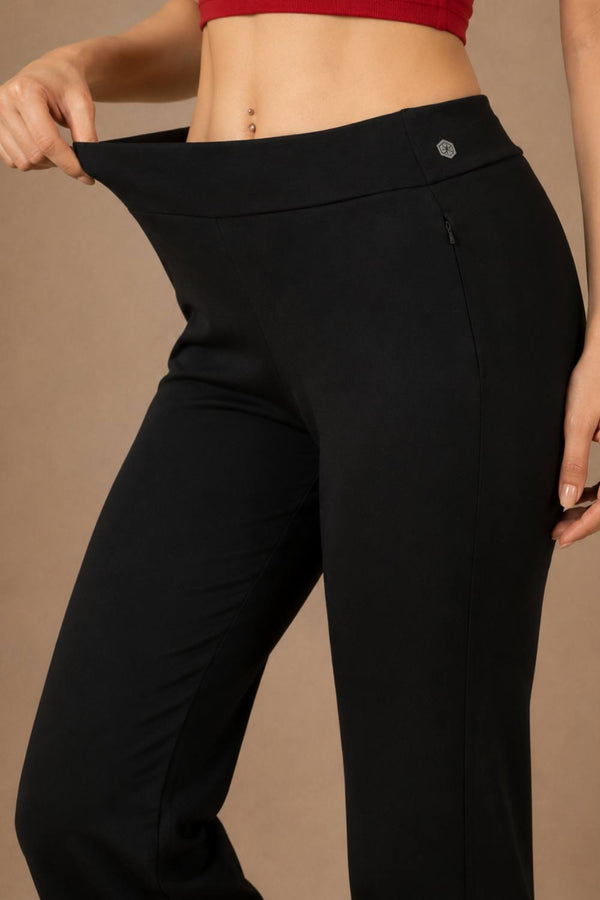 Carbon Straight Pants – EcoCiclo™ Biodegradable Polyester (Carbon Black)