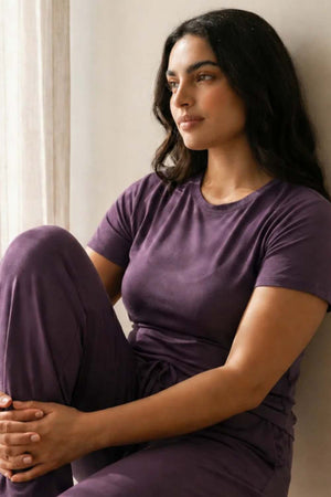 Women’s Ultra Soft Bamboo Tee (Plum)