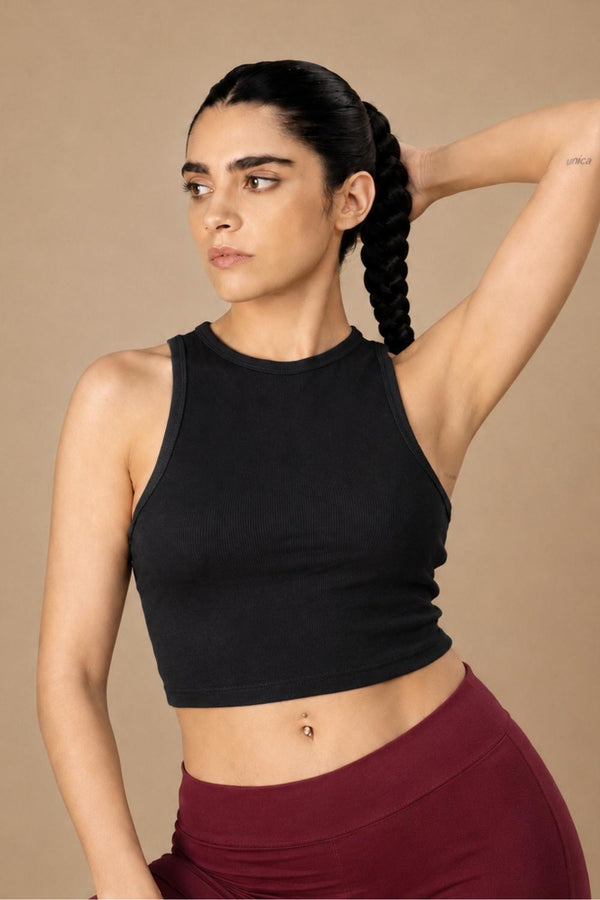 Bamboo Tank Top (Carbon Black)