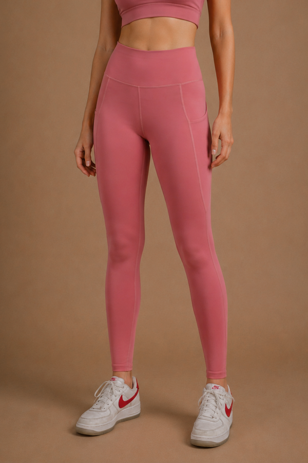 Carbon Utility Legging (2 Pockets) (Mauve Wood)