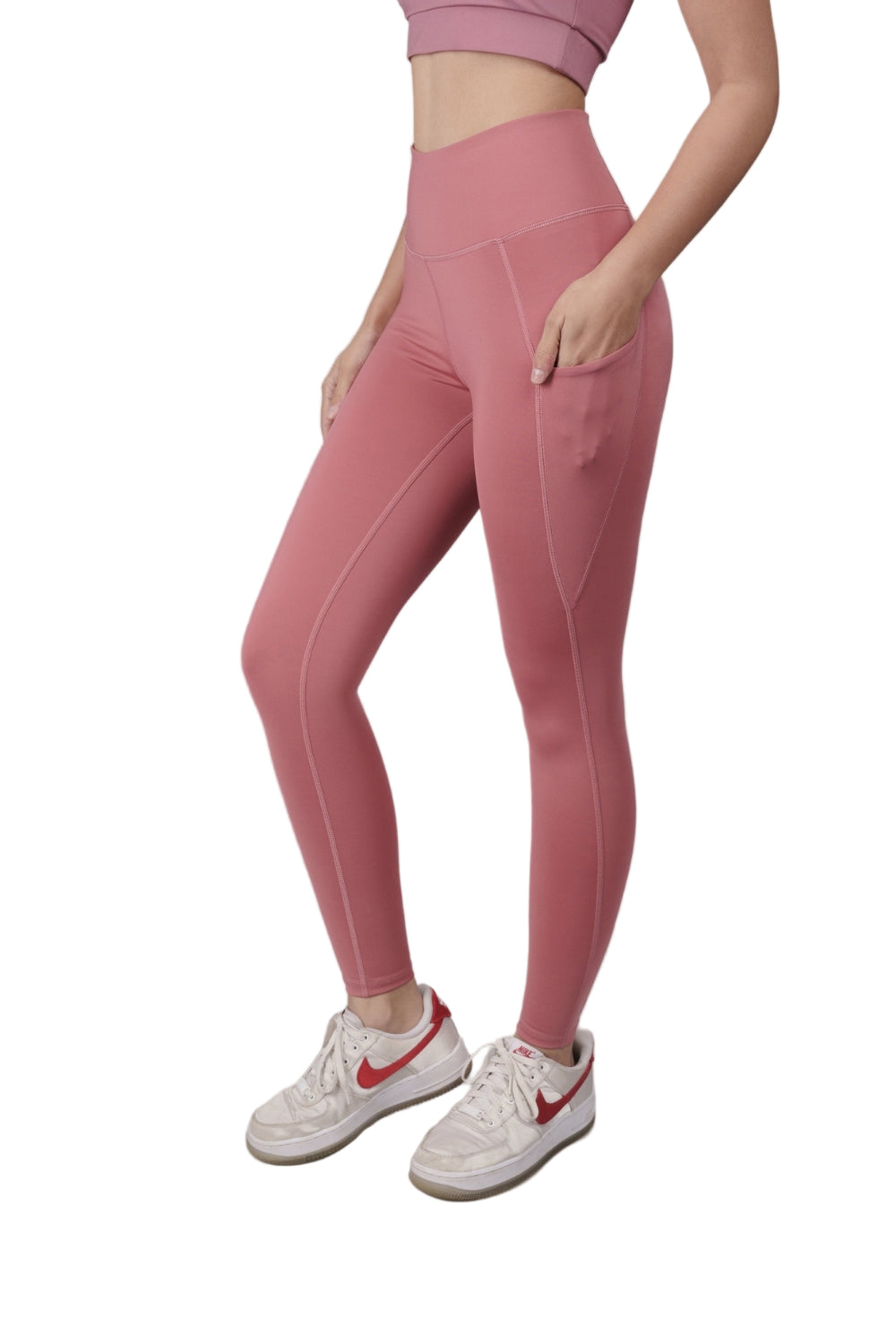 Carbon Utility Legging (2 Pockets) (Mauve Wood)
