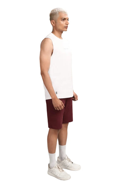 Men’s Bio Sports Tank – EcoCiclo™ Biodegradable Polyester (Chalk)