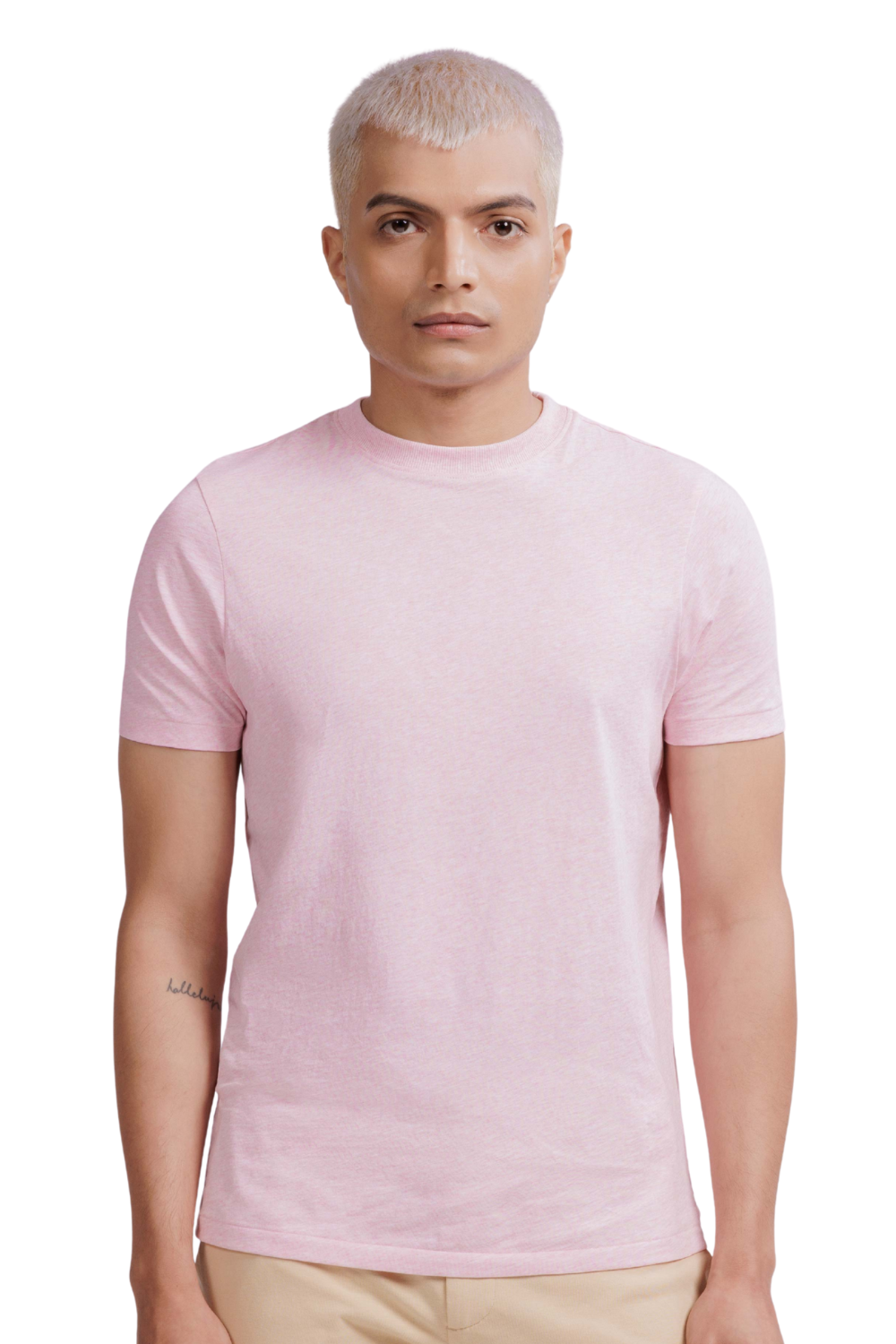 Carbon Lightweight T-Shirt – Organic Cotton (Vintage Pink Melange)