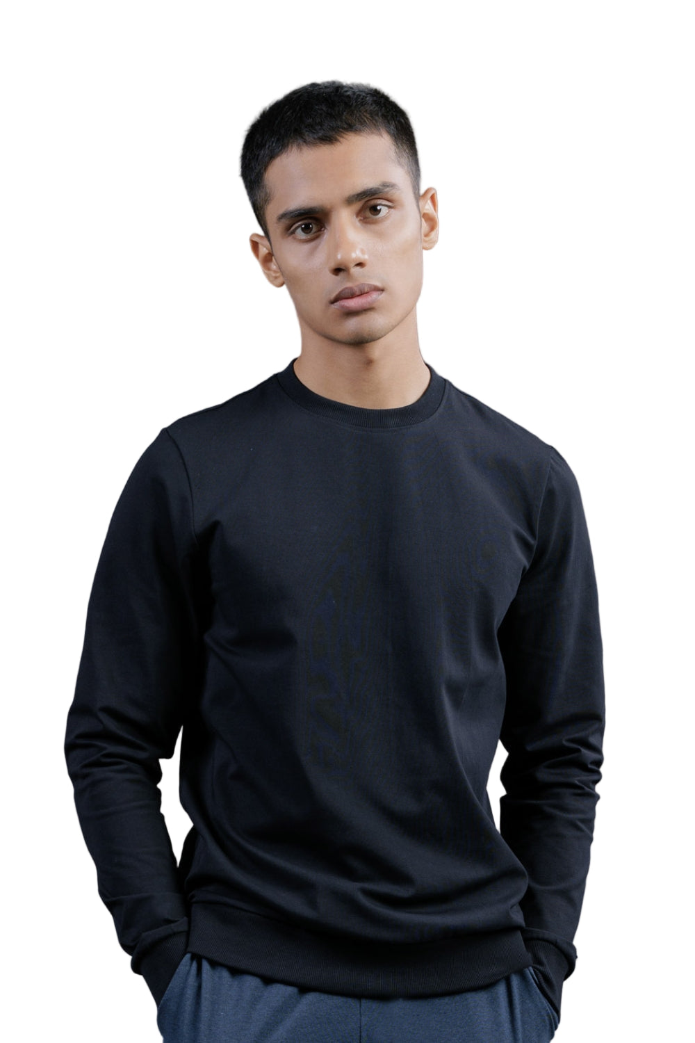 Carbon Sweatshirt – Men’s Organic Cotton Sweatshirt (Midnight Navy)