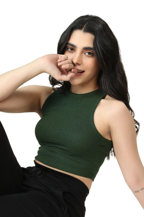 Bamboo Tank Top (Pine Green)