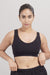 U-Neck Active Bra (Carbon Black)