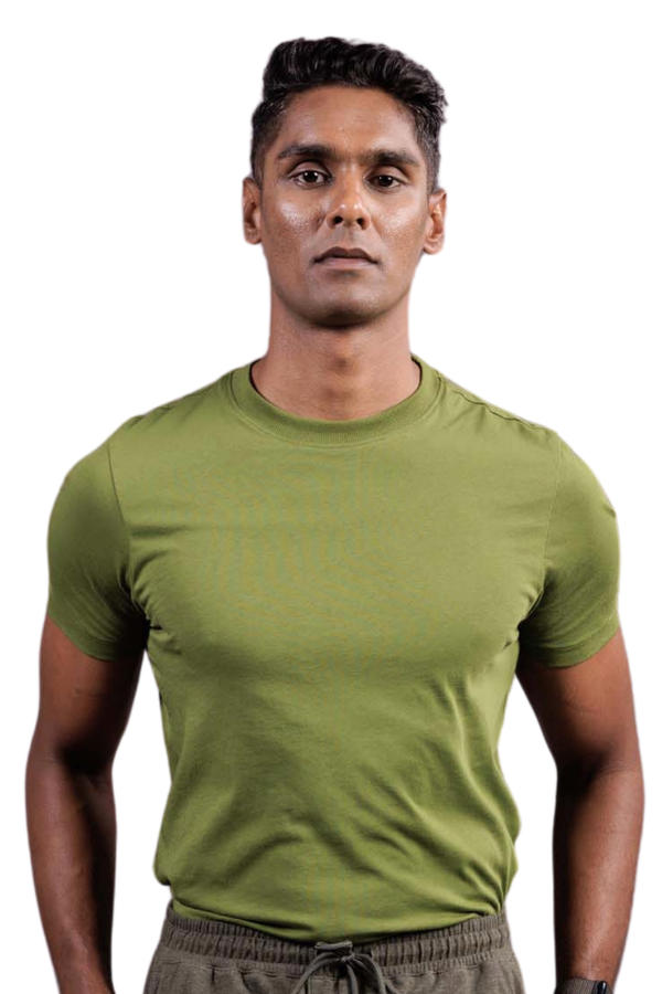 Carbon Lightweight T-Shirt – Organic Cotton (Moss Green)