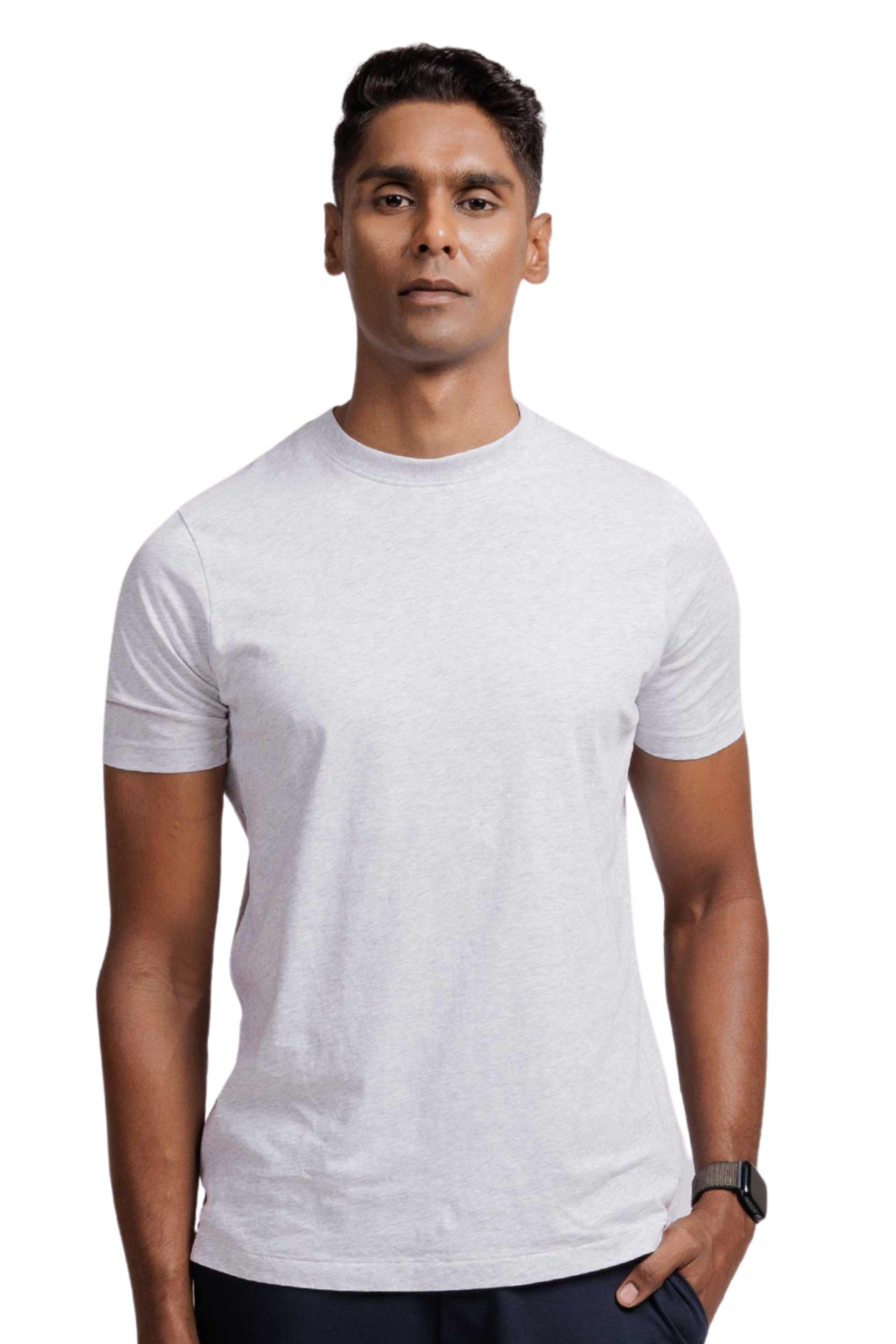 Carbon Lightweight T-Shirt – Organic Cotton (Mist Melange)