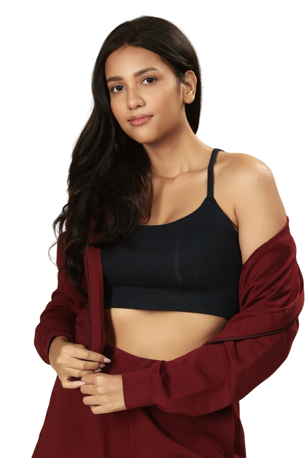 Bamboo strappy top (Midnight Navy)