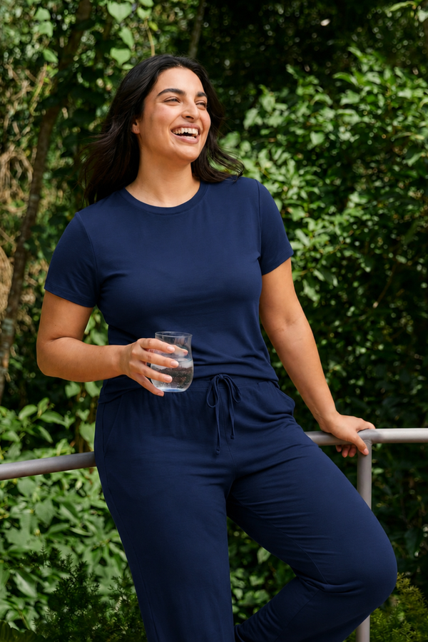 Women’s Bamboo Lounge Set (Midnight Navy)