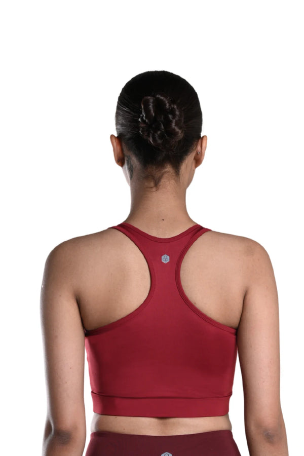 Racerback Active Bra (Red Rush)