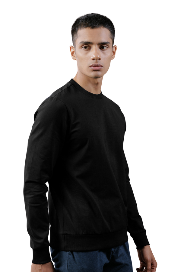 Carbon Sweatshirt – Men’s Organic Cotton Sweatshirt (Carbon Black)