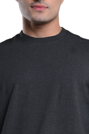 Carbon Sweatshirt – Men’s Organic Cotton Sweatshirt (Charcoal Melange)