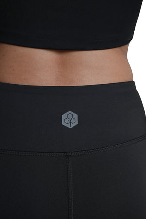 Flared Yoga Leggings (Bio-Poly Edition) (Coal Grey)