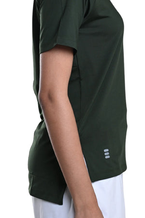 Bio Active Tee – EcoCiclo™ Biodegradable Polyester (Pine Green)