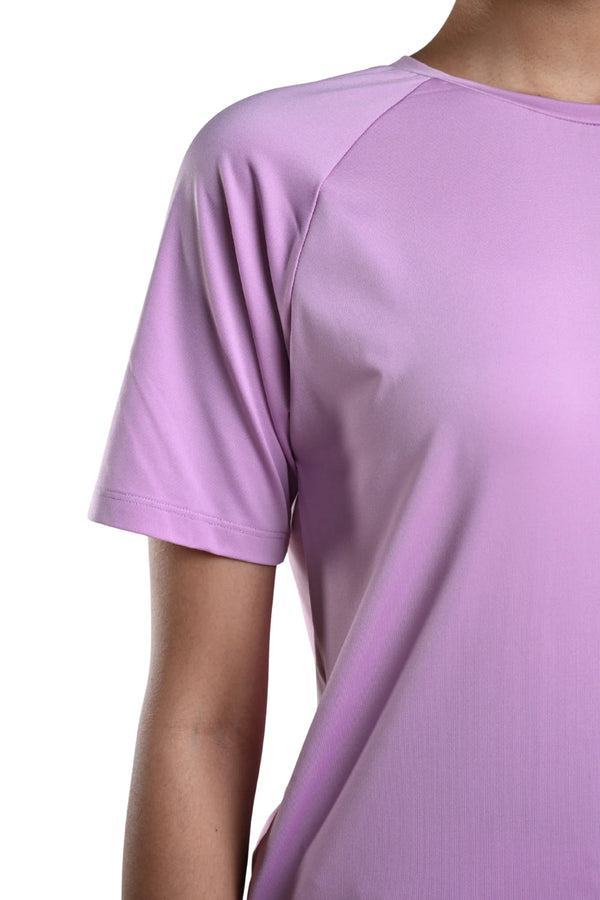 Bio Active Tee – EcoCiclo™ Biodegradable Polyester  (Lavender Haze)