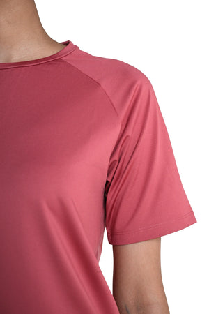 Bio Active Tee – EcoCiclo™ Biodegradable Polyester  (Mauve Wood)
