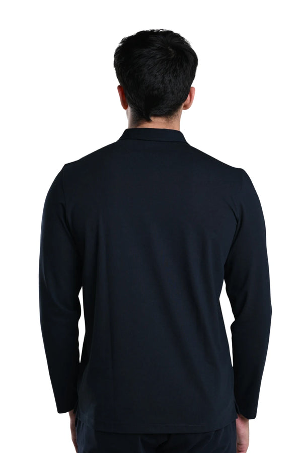 Full Sleeve Polo (Midnight Navy)