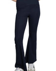 Organic Cotton Flare Pant (Carbon Black)