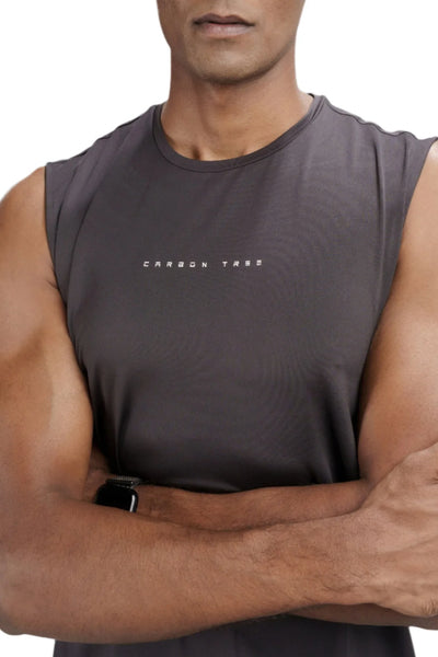 Men’s Bio Sports Tank – EcoCiclo™ Biodegradable Polyester (Coal Grey)
