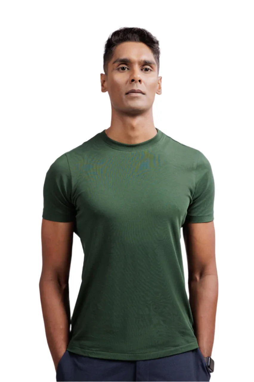 Carbon Lightweight T-Shirt – Organic Cotton (Pine Green)