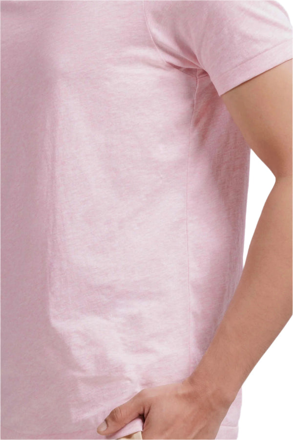 Carbon Lightweight T-Shirt – Organic Cotton (Vintage Pink Melange)