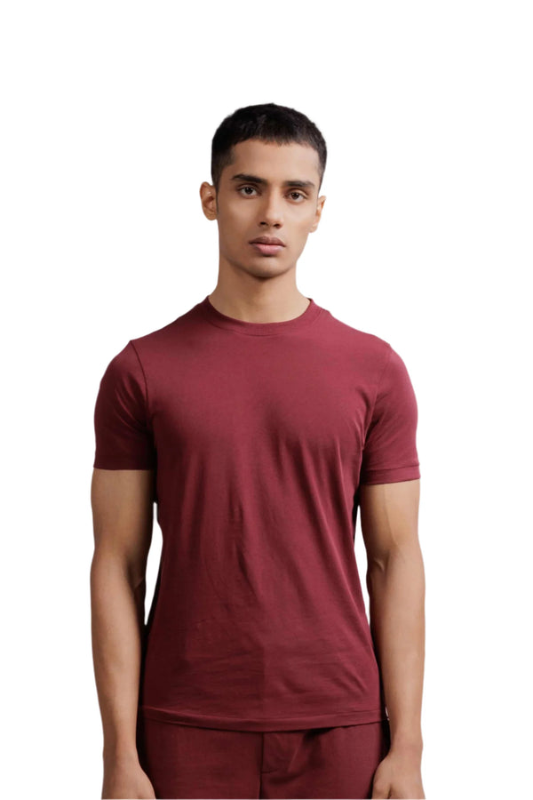 Carbon Lightweight T-Shirt – Organic Cotton (Sangria)