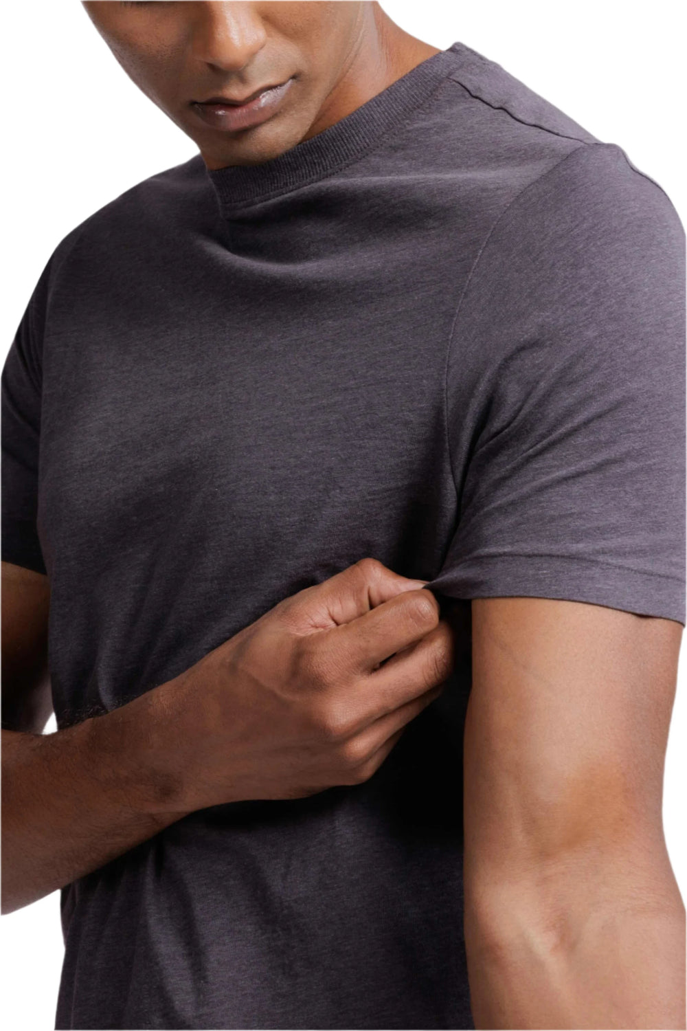 Carbon Lightweight T-Shirt – Organic Cotton (Charcoal Melange)