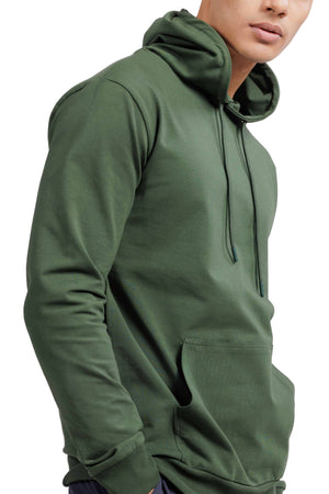 Carbon Hoodie – Men’s Organic Cotton Hoodie (Pine Green)
