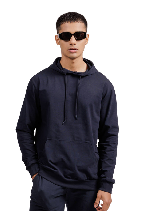 Carbon Hoodie – Men’s Organic Cotton Hoodie (Midnight Navy)