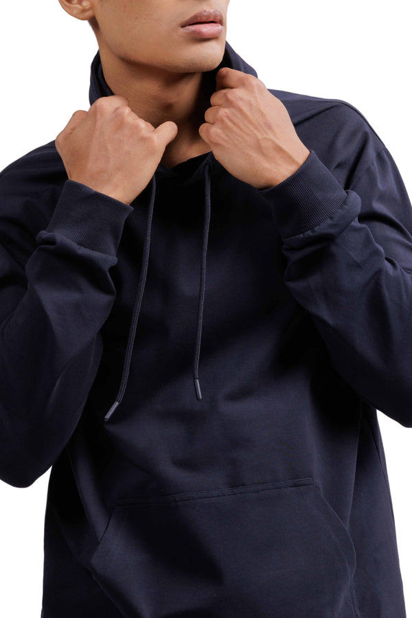 Carbon Hoodie – Men’s Organic Cotton Hoodie (Midnight Navy)