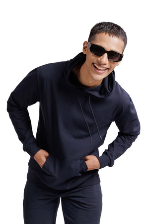 Carbon Hoodie – Men’s Organic Cotton Hoodie (Midnight Navy)