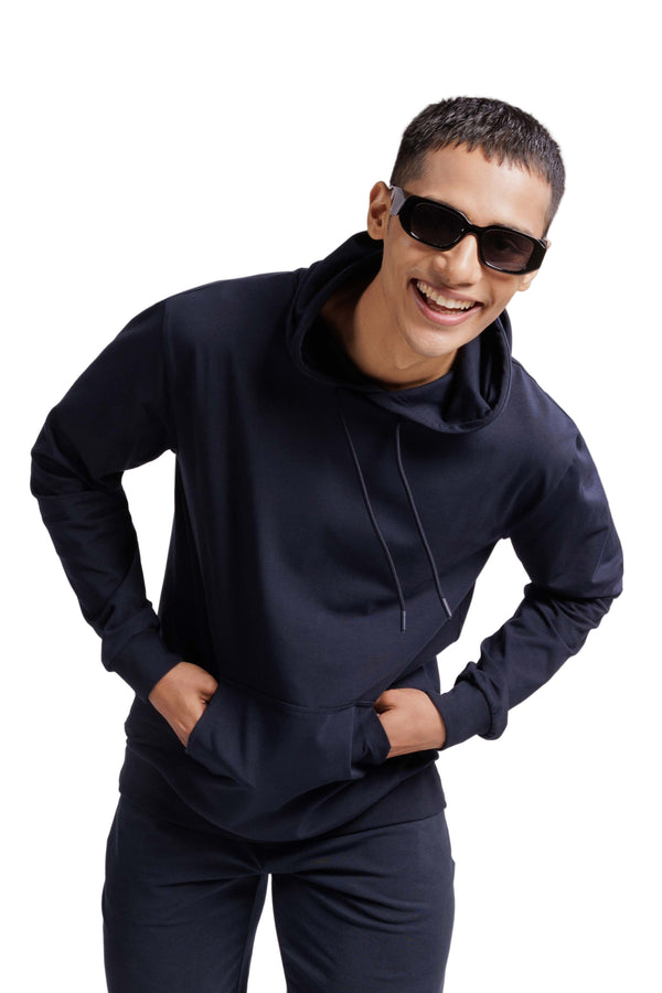 Carbon Hoodie – Men’s Organic Cotton Hoodie (Midnight Navy)
